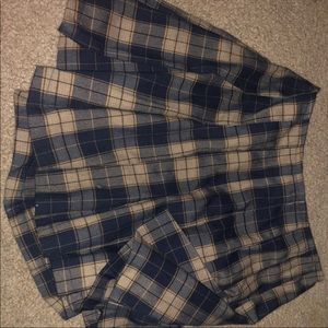Pleated school girl skirt